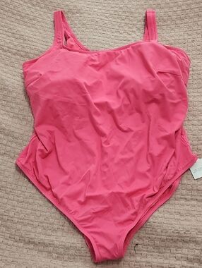 🍉Amazon Essentials Hot Pink One-Piece Swimsuit